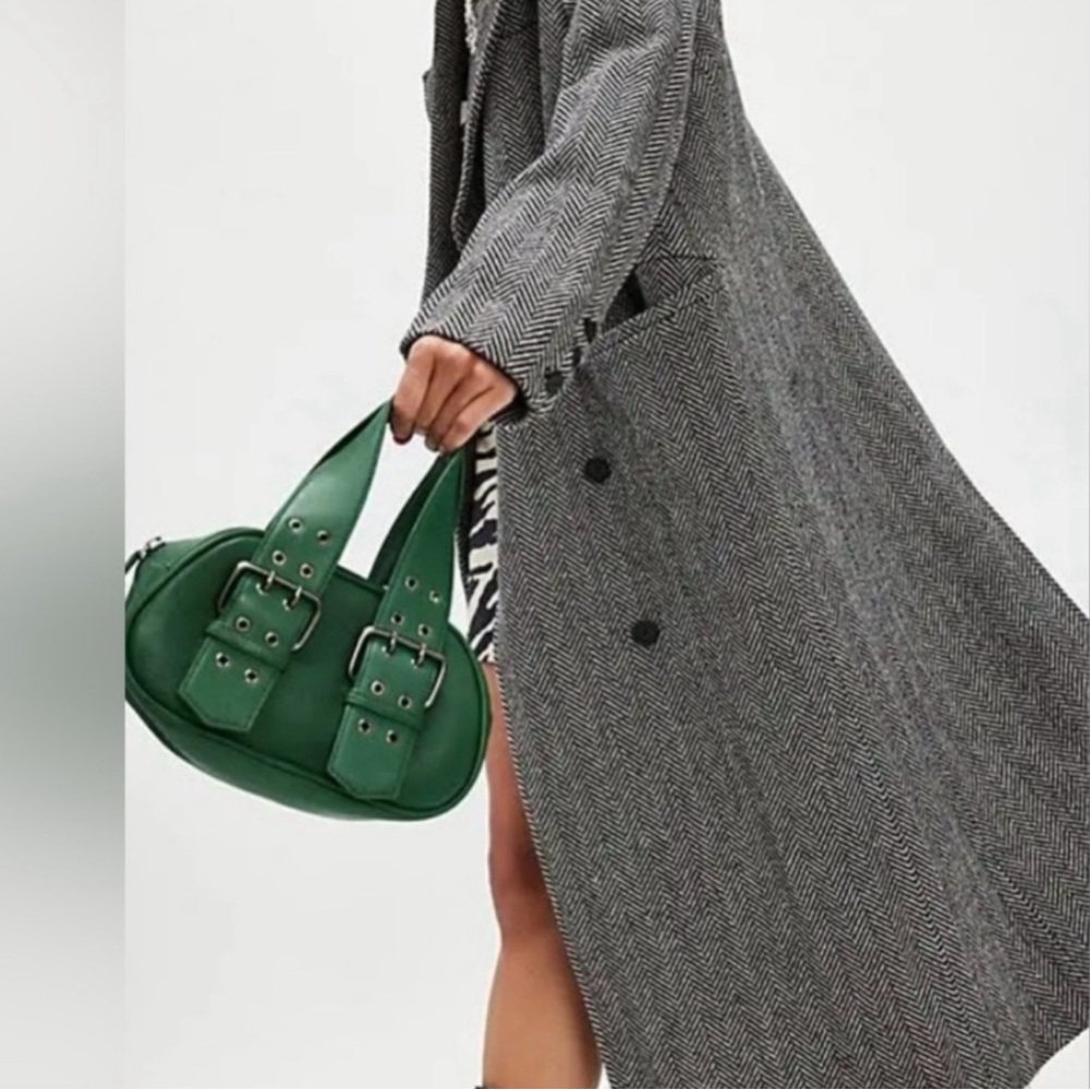 Free People Say Yes Bag in green NWT